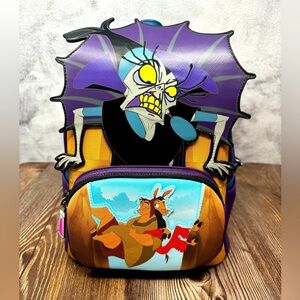 Disney Loungefly emperor‘s new groove Villians Scene Backpacks NWT​